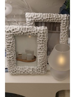 Cornici corallo bianco